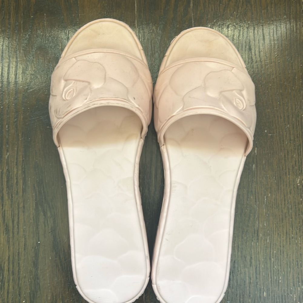 Valentino Light Pink Slides 8.5